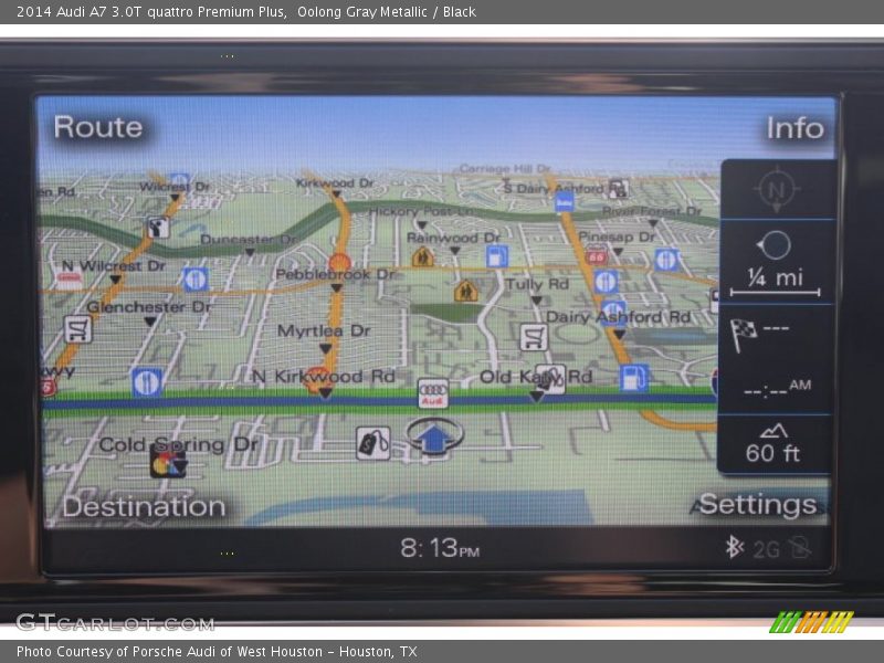 Oolong Gray Metallic / Black 2014 Audi A7 3.0T quattro Premium Plus