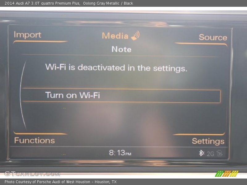 Oolong Gray Metallic / Black 2014 Audi A7 3.0T quattro Premium Plus