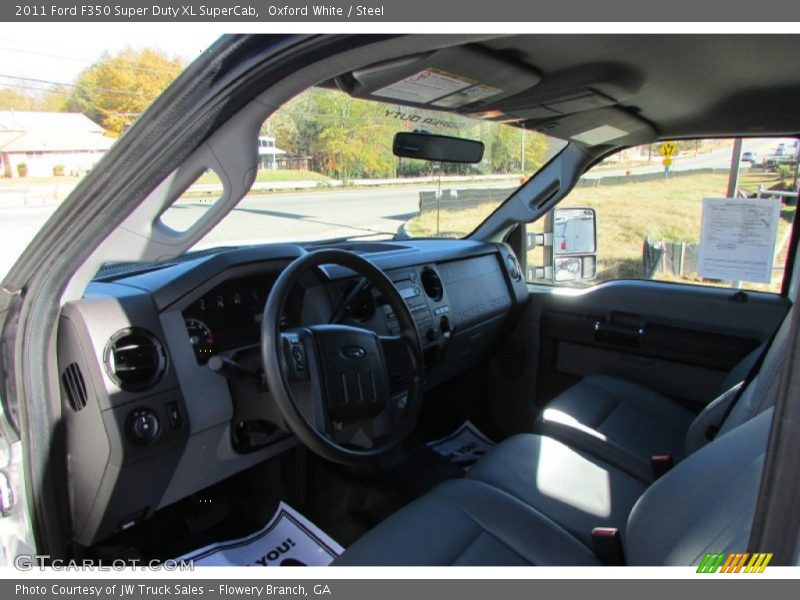 Oxford White / Steel 2011 Ford F350 Super Duty XL SuperCab