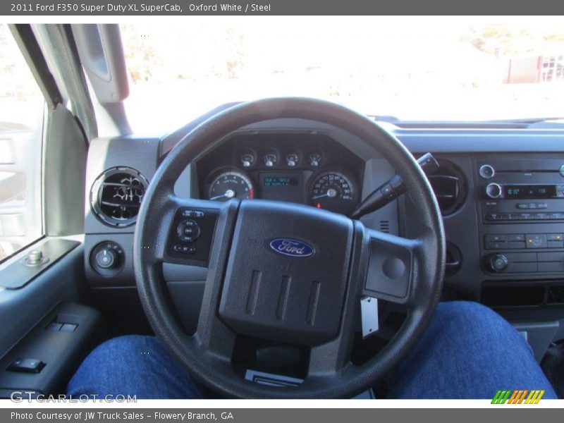 Oxford White / Steel 2011 Ford F350 Super Duty XL SuperCab