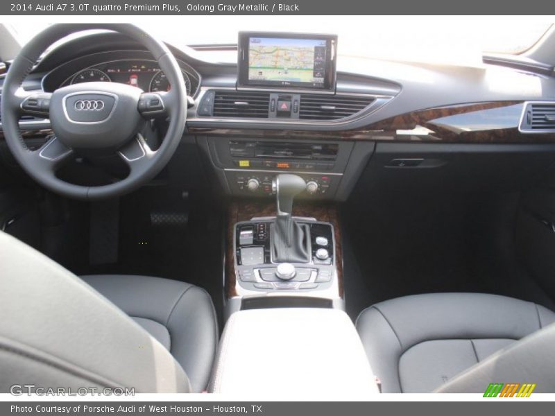 Oolong Gray Metallic / Black 2014 Audi A7 3.0T quattro Premium Plus