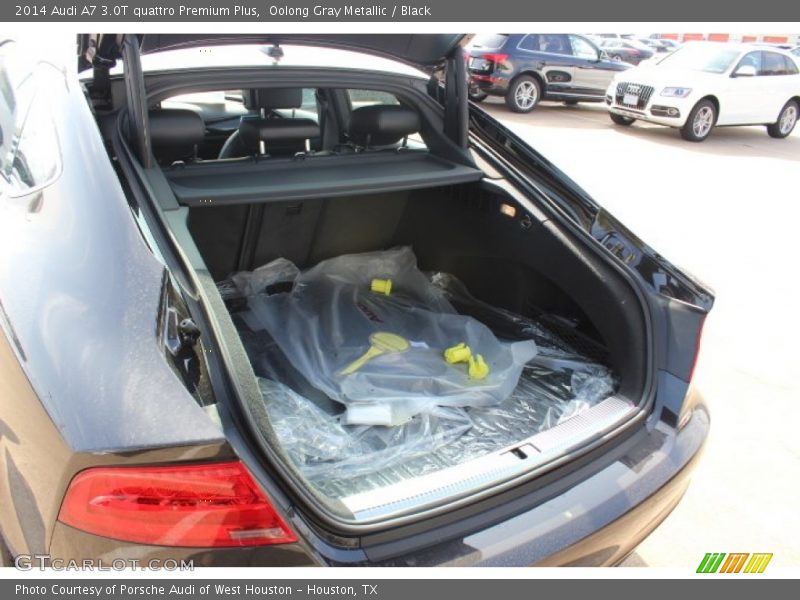 Oolong Gray Metallic / Black 2014 Audi A7 3.0T quattro Premium Plus