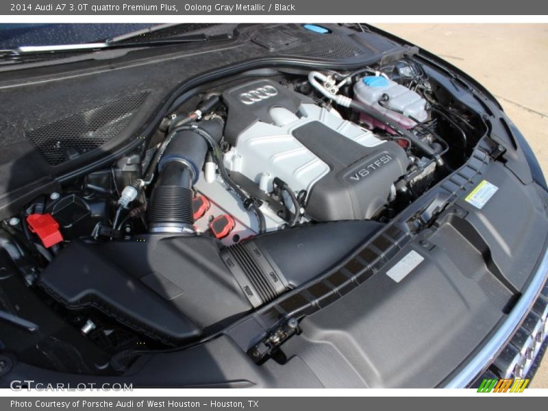 Oolong Gray Metallic / Black 2014 Audi A7 3.0T quattro Premium Plus