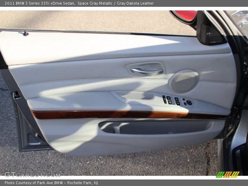 Space Gray Metallic / Gray Dakota Leather 2011 BMW 3 Series 335i xDrive Sedan