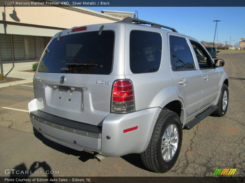 Silver Metallic / Black 2007 Mercury Mariner Premier 4WD