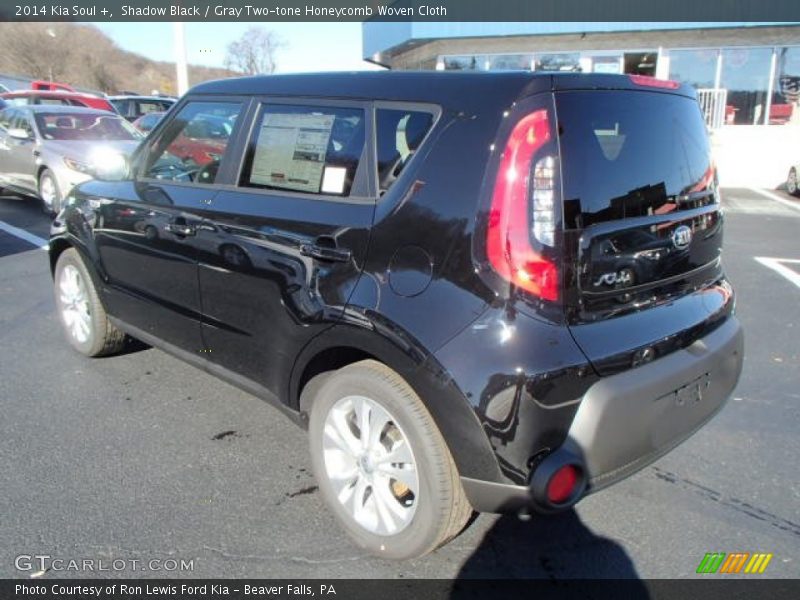 Shadow Black / Gray Two-tone Honeycomb Woven Cloth 2014 Kia Soul +