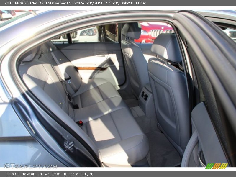 Space Gray Metallic / Gray Dakota Leather 2011 BMW 3 Series 335i xDrive Sedan