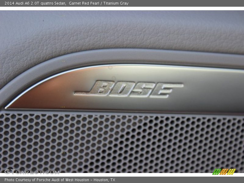 Garnet Red Pearl / Titanium Gray 2014 Audi A6 2.0T quattro Sedan