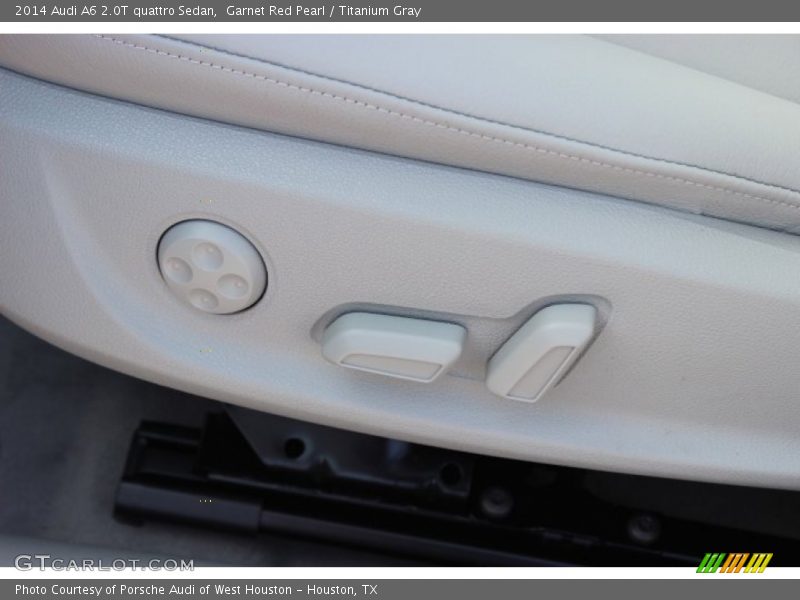 Garnet Red Pearl / Titanium Gray 2014 Audi A6 2.0T quattro Sedan