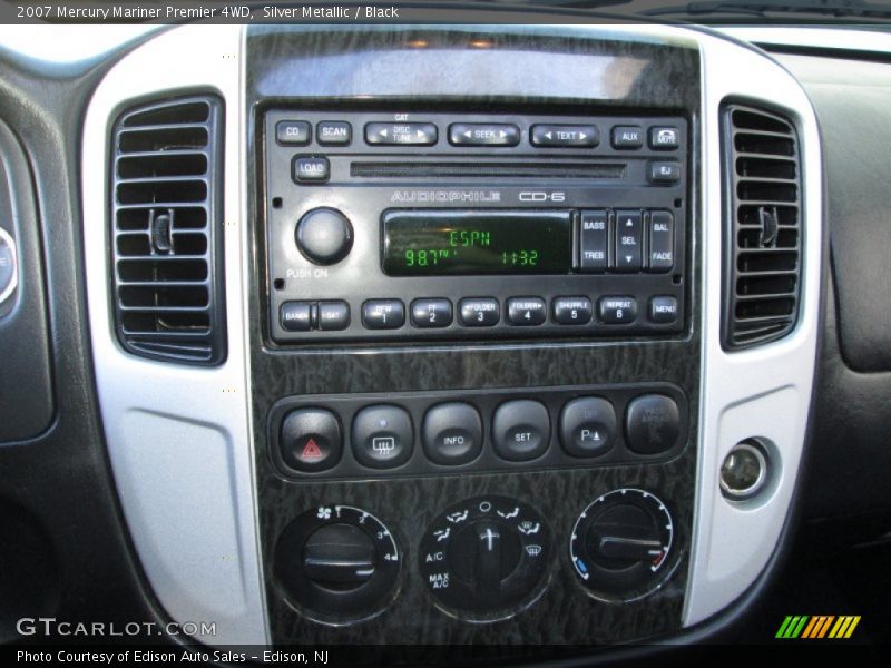 Silver Metallic / Black 2007 Mercury Mariner Premier 4WD