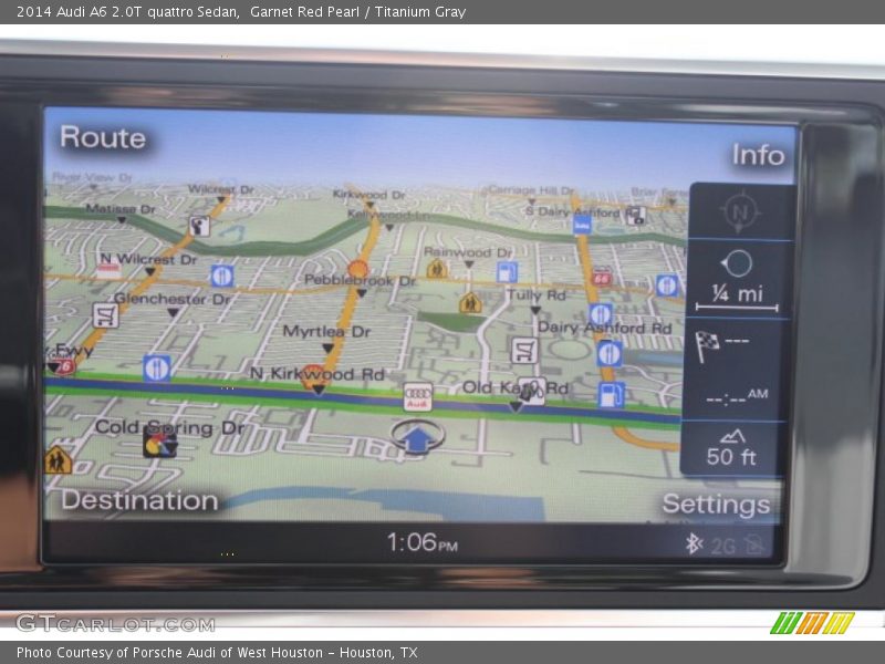 Navigation of 2014 A6 2.0T quattro Sedan
