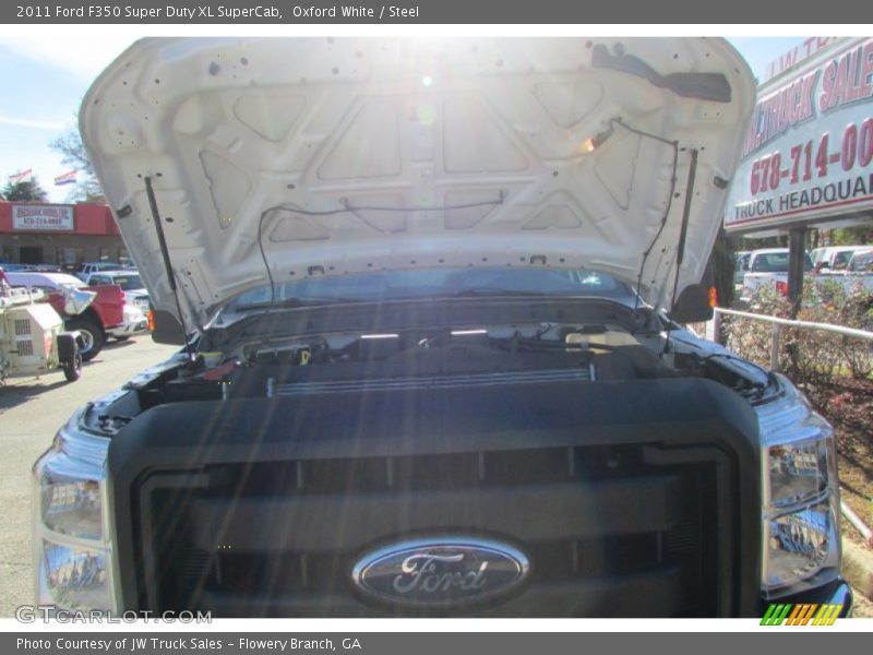Oxford White / Steel 2011 Ford F350 Super Duty XL SuperCab