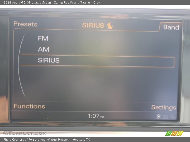 Garnet Red Pearl / Titanium Gray 2014 Audi A6 2.0T quattro Sedan