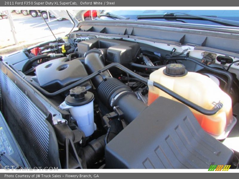 Oxford White / Steel 2011 Ford F350 Super Duty XL SuperCab