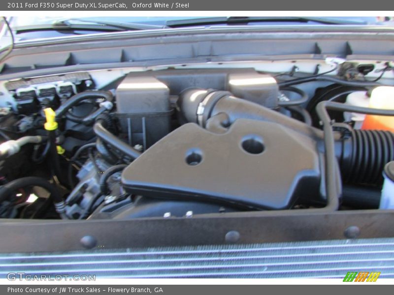 Oxford White / Steel 2011 Ford F350 Super Duty XL SuperCab