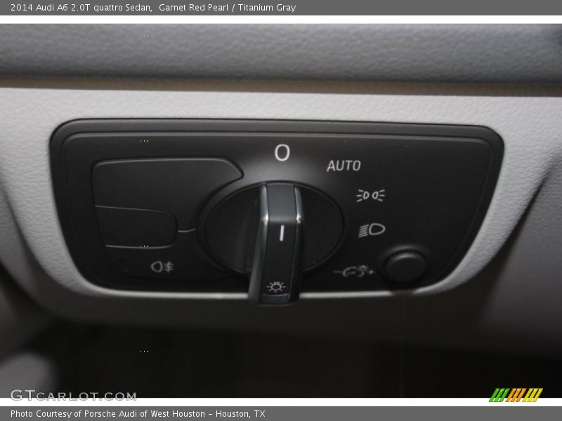 Garnet Red Pearl / Titanium Gray 2014 Audi A6 2.0T quattro Sedan