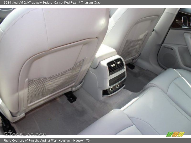 Garnet Red Pearl / Titanium Gray 2014 Audi A6 2.0T quattro Sedan