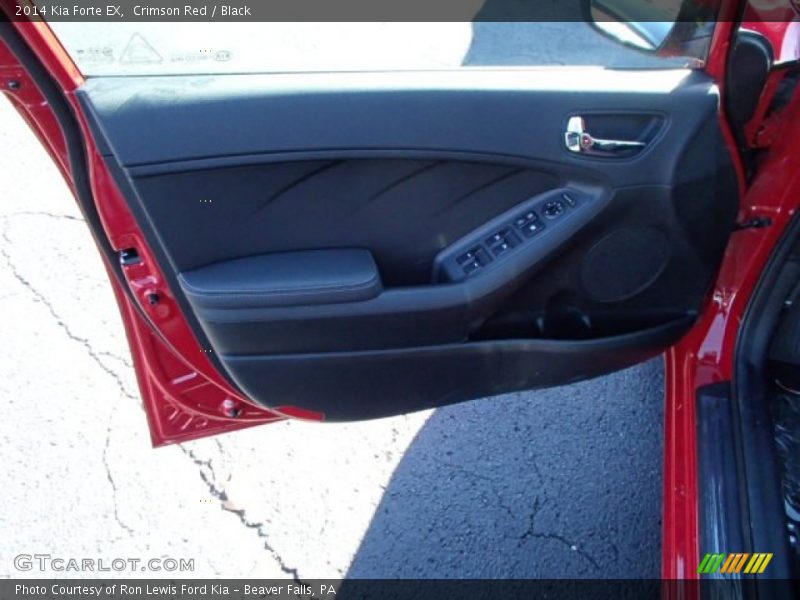 Crimson Red / Black 2014 Kia Forte EX