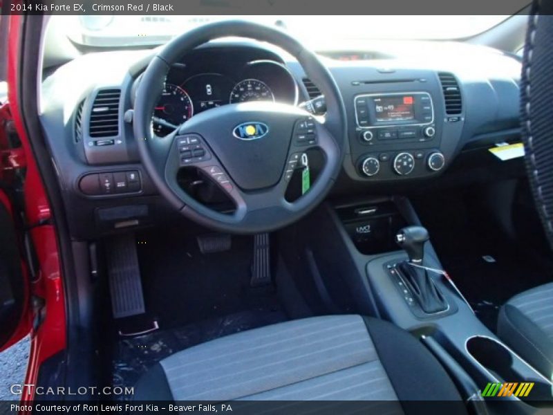 Crimson Red / Black 2014 Kia Forte EX