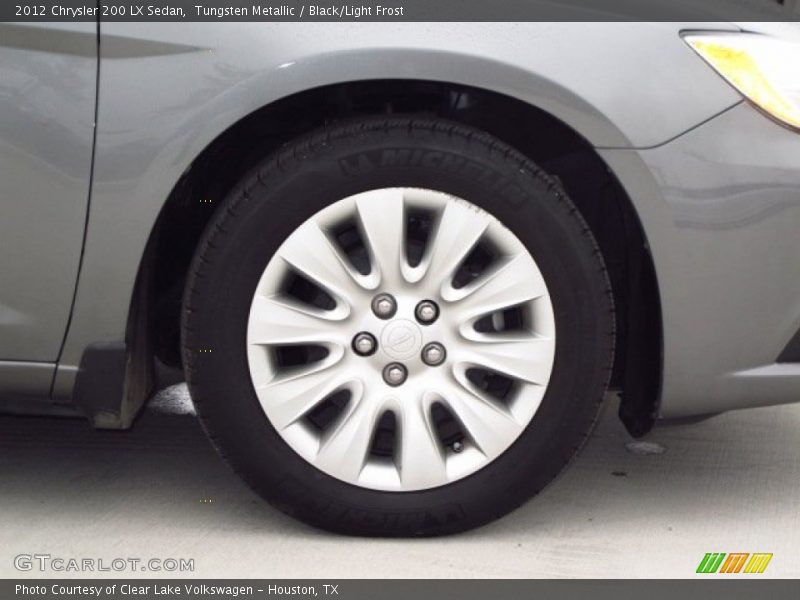 Tungsten Metallic / Black/Light Frost 2012 Chrysler 200 LX Sedan
