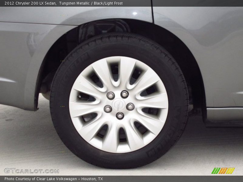 Tungsten Metallic / Black/Light Frost 2012 Chrysler 200 LX Sedan