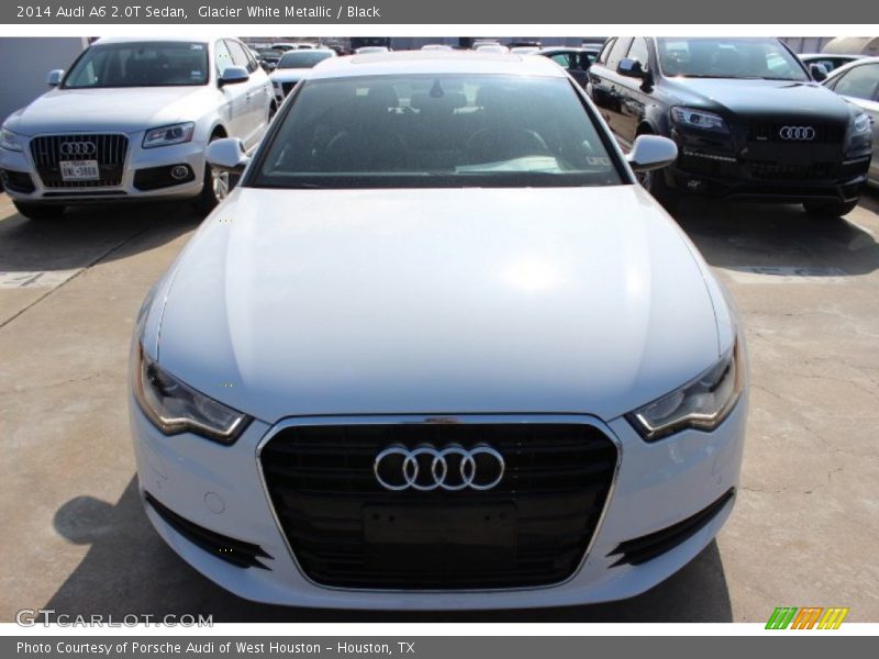 Glacier White Metallic / Black 2014 Audi A6 2.0T Sedan