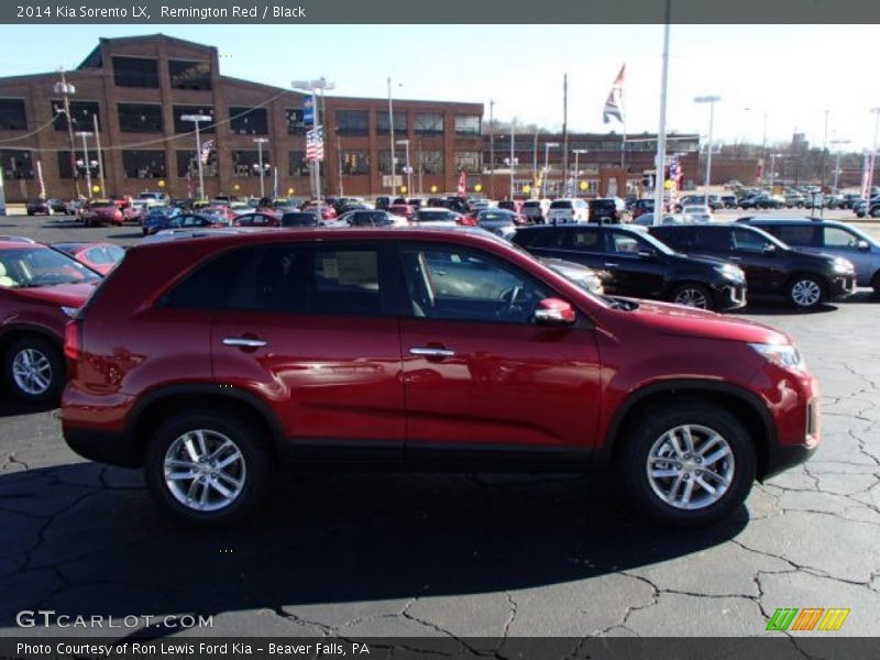 Remington Red / Black 2014 Kia Sorento LX