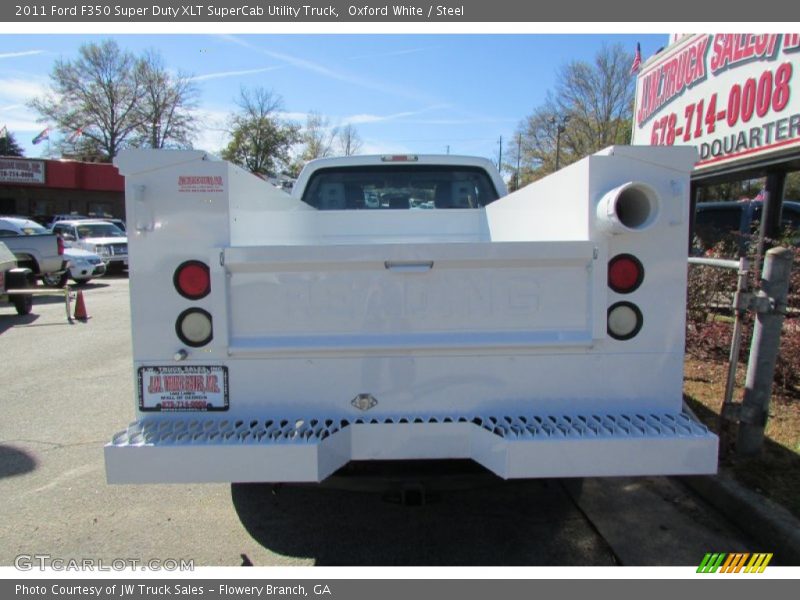 Oxford White / Steel 2011 Ford F350 Super Duty XLT SuperCab Utility Truck