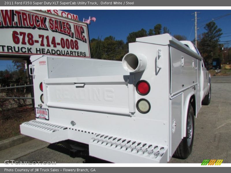 Oxford White / Steel 2011 Ford F350 Super Duty XLT SuperCab Utility Truck