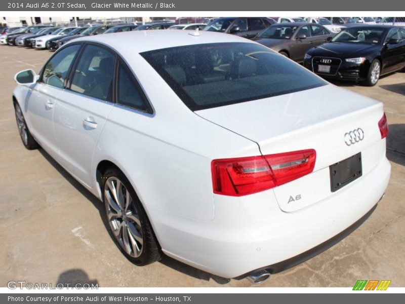 Glacier White Metallic / Black 2014 Audi A6 2.0T Sedan