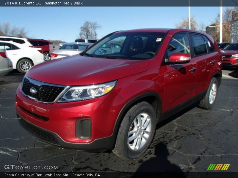 Remington Red / Black 2014 Kia Sorento LX