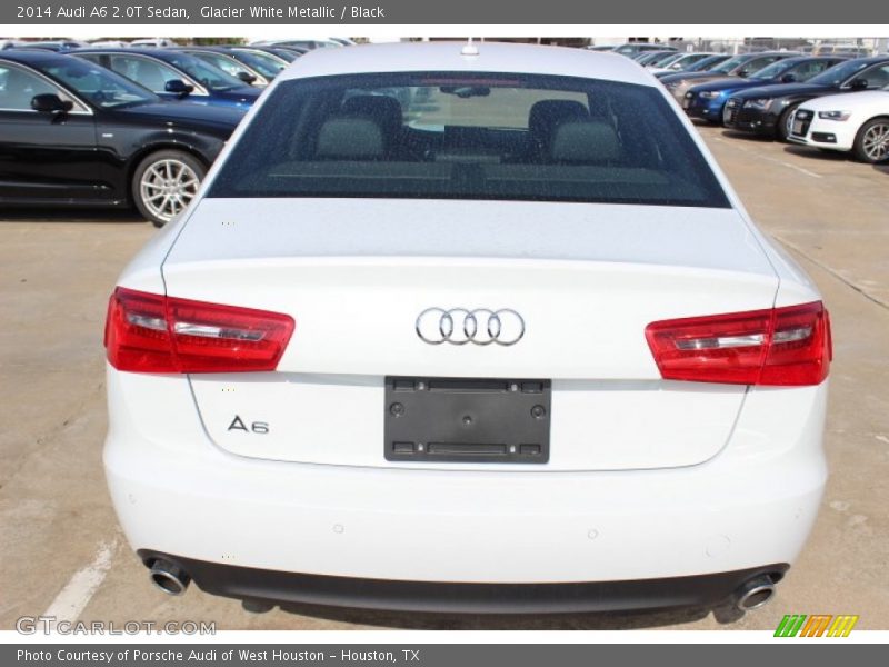 Glacier White Metallic / Black 2014 Audi A6 2.0T Sedan