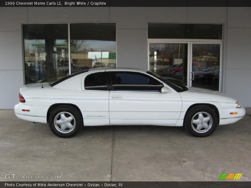 Bright White / Graphite 1999 Chevrolet Monte Carlo LS