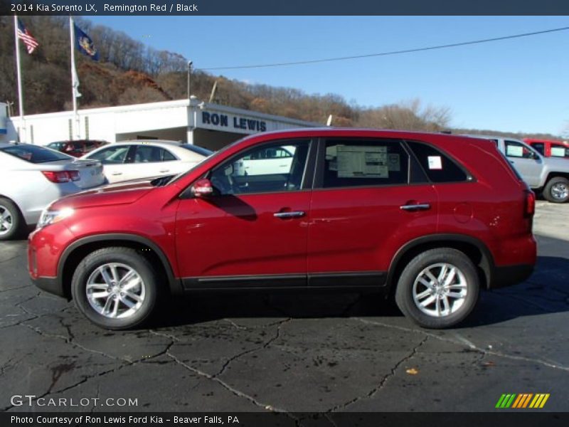 Remington Red / Black 2014 Kia Sorento LX