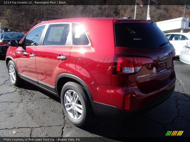 Remington Red / Black 2014 Kia Sorento LX