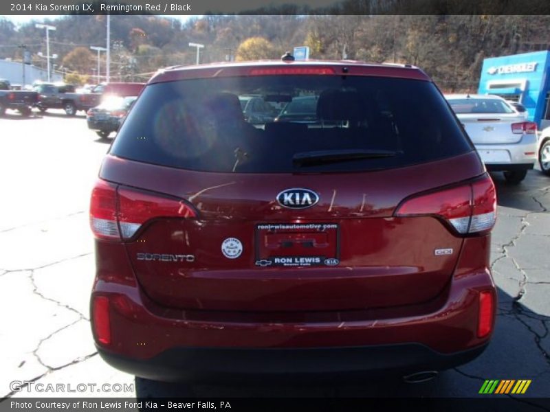Remington Red / Black 2014 Kia Sorento LX