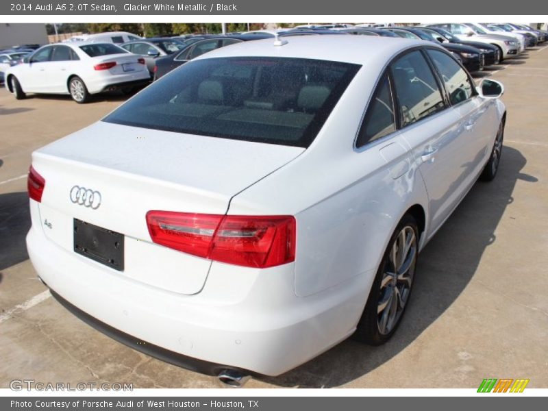 Glacier White Metallic / Black 2014 Audi A6 2.0T Sedan