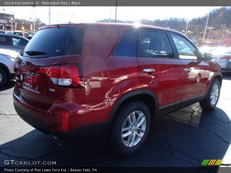 Remington Red / Black 2014 Kia Sorento LX
