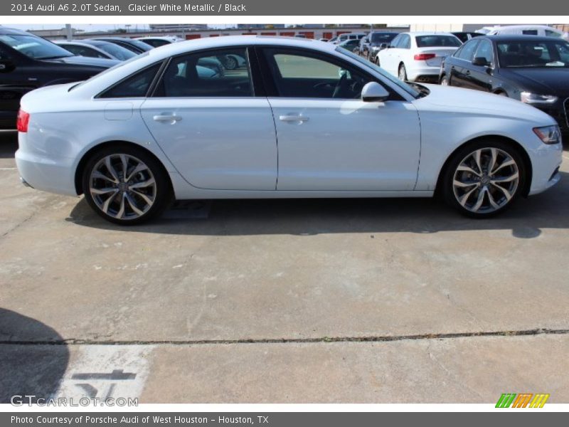 Glacier White Metallic / Black 2014 Audi A6 2.0T Sedan