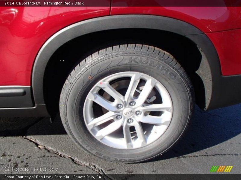 Remington Red / Black 2014 Kia Sorento LX