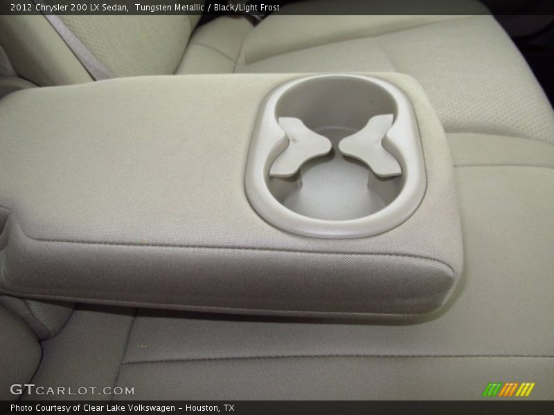 Tungsten Metallic / Black/Light Frost 2012 Chrysler 200 LX Sedan