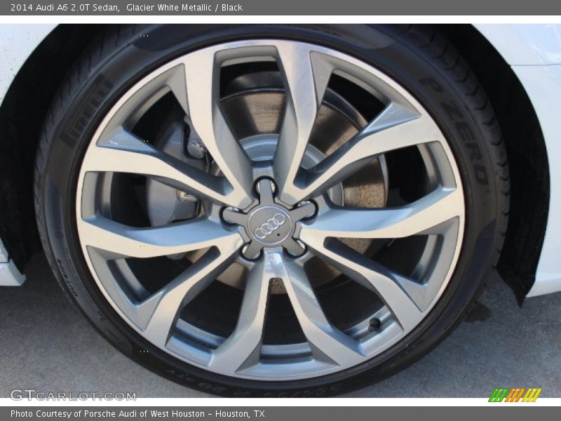 Glacier White Metallic / Black 2014 Audi A6 2.0T Sedan