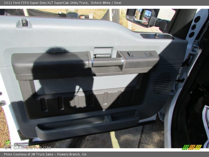 Oxford White / Steel 2011 Ford F350 Super Duty XLT SuperCab Utility Truck