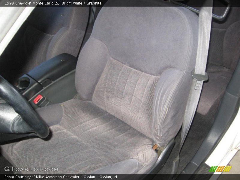 Bright White / Graphite 1999 Chevrolet Monte Carlo LS