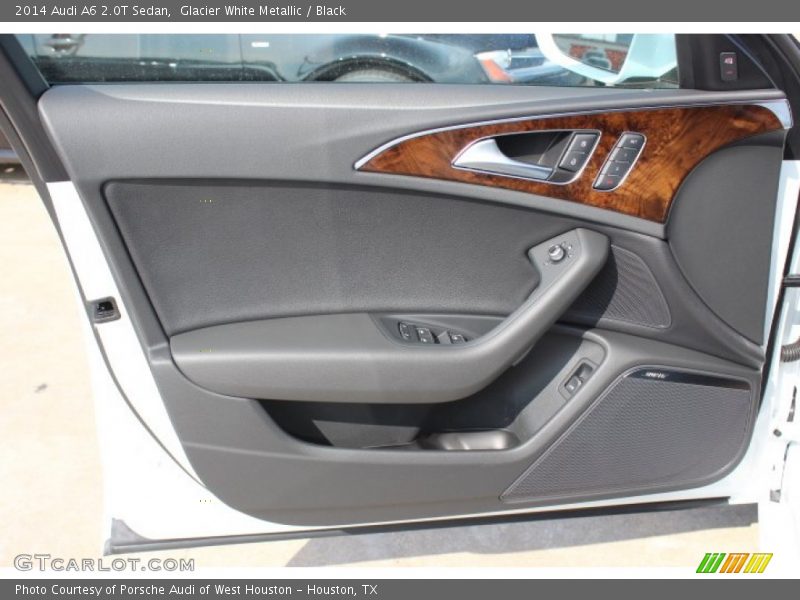 Glacier White Metallic / Black 2014 Audi A6 2.0T Sedan