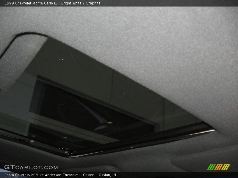 Bright White / Graphite 1999 Chevrolet Monte Carlo LS