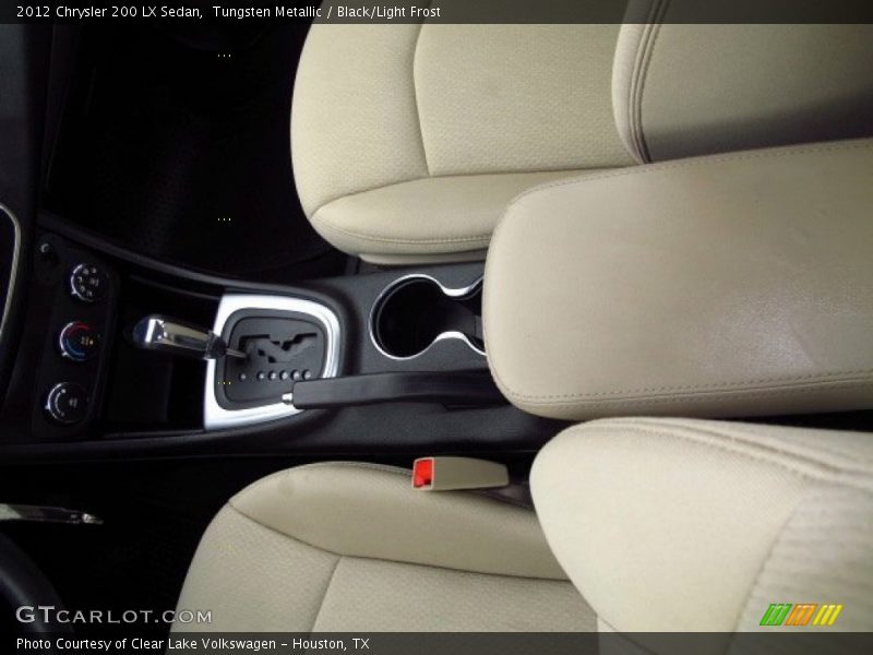 Tungsten Metallic / Black/Light Frost 2012 Chrysler 200 LX Sedan