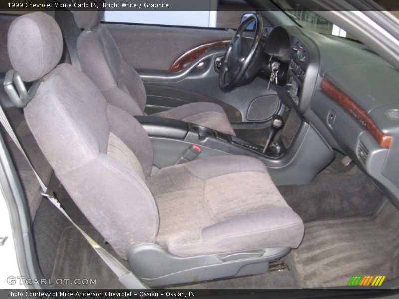 Bright White / Graphite 1999 Chevrolet Monte Carlo LS