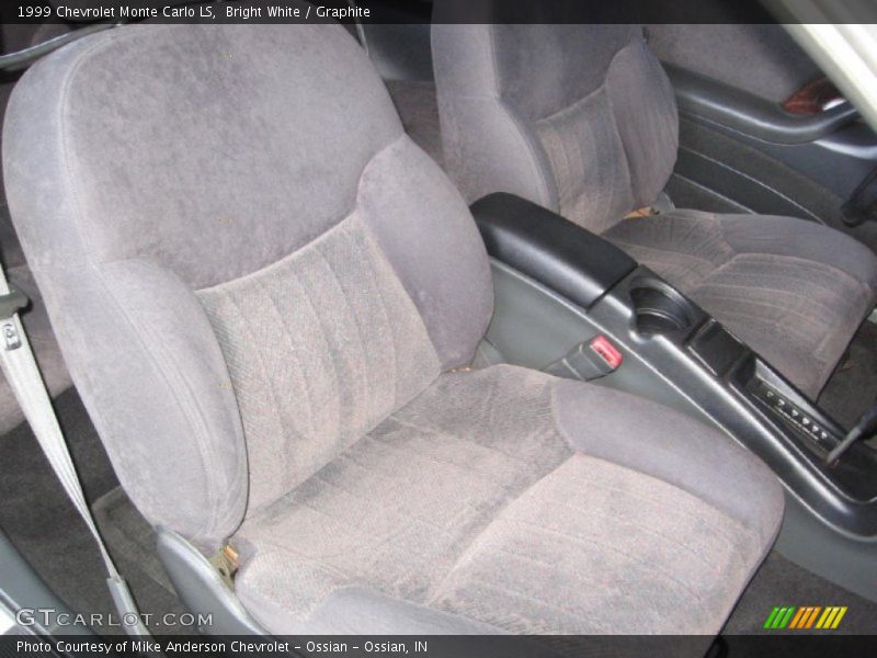 Bright White / Graphite 1999 Chevrolet Monte Carlo LS