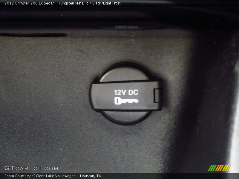 Tungsten Metallic / Black/Light Frost 2012 Chrysler 200 LX Sedan